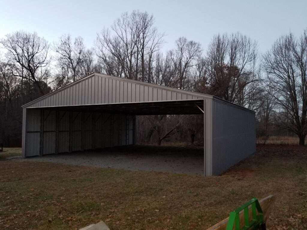 40’x40’x12’ Clear Span Metal Building - Prestige Steel Structures