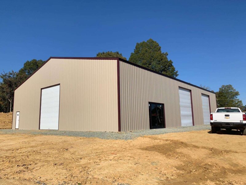 60’x80’x16’ All Vertical Commercial Metal Building