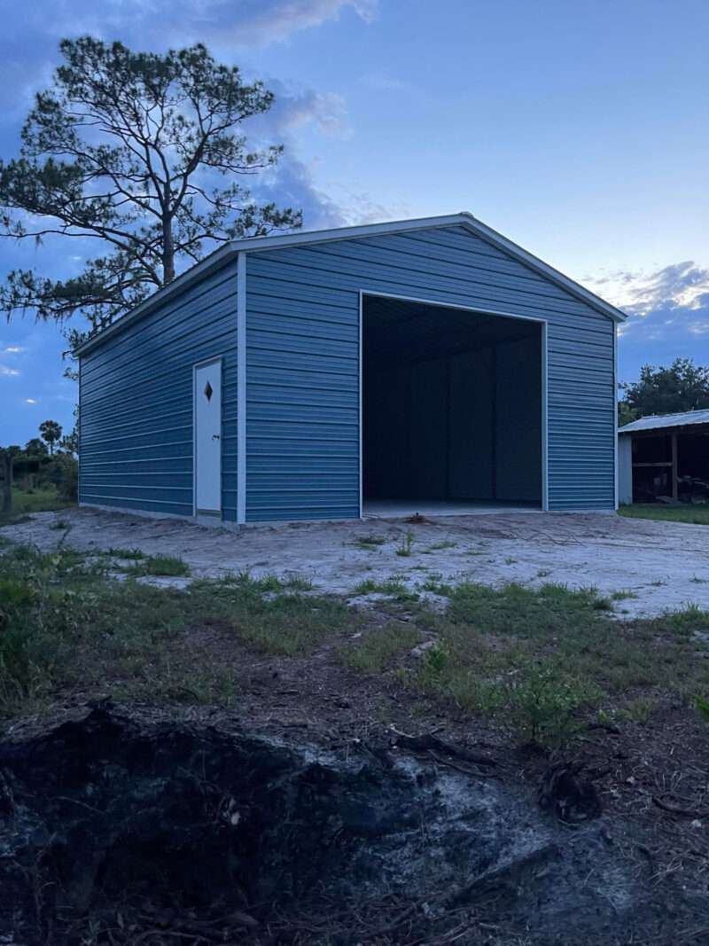 24x25x11 Fully Enclosed Garage scaled