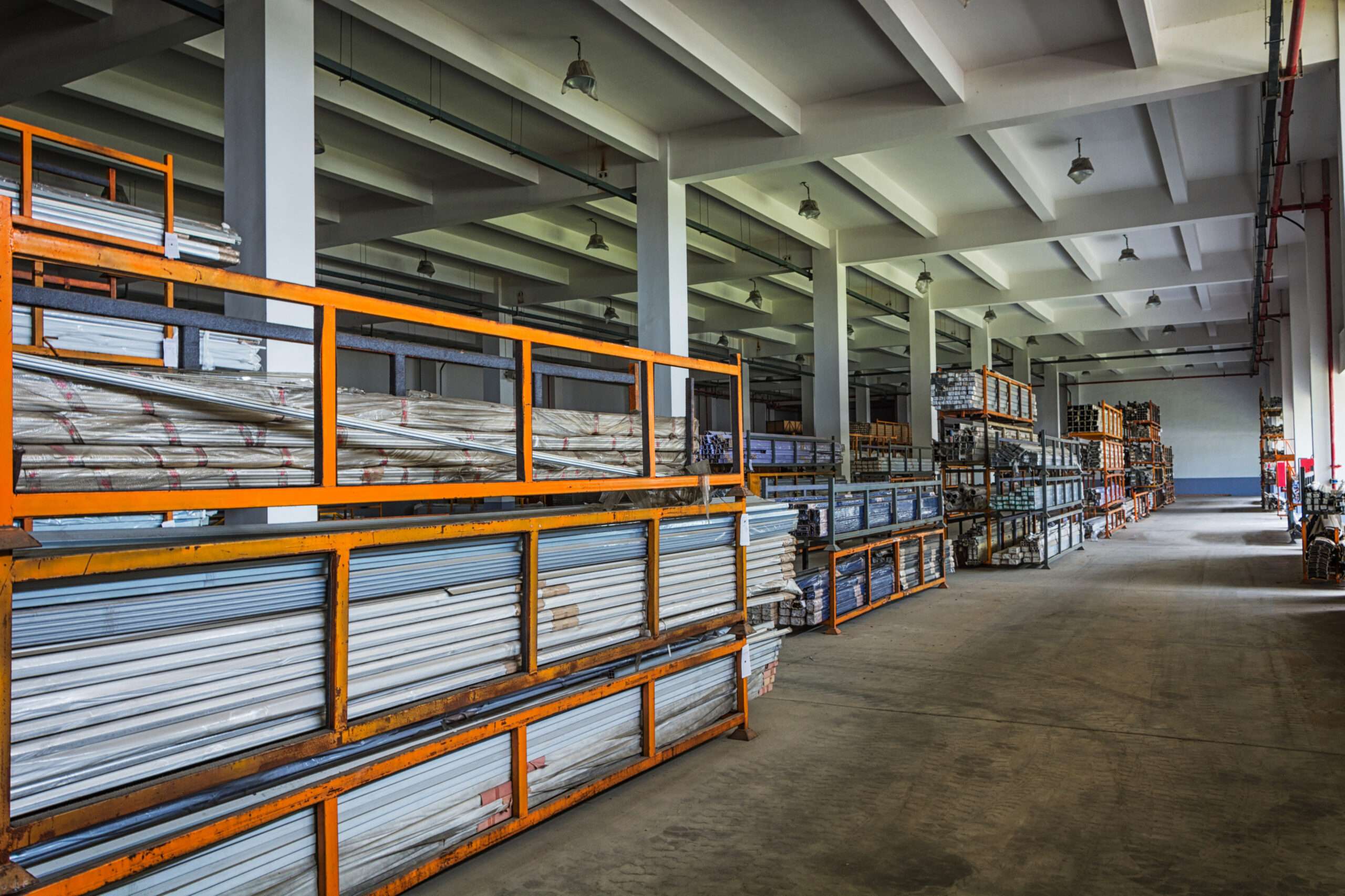 Steel and metals used for metal garages