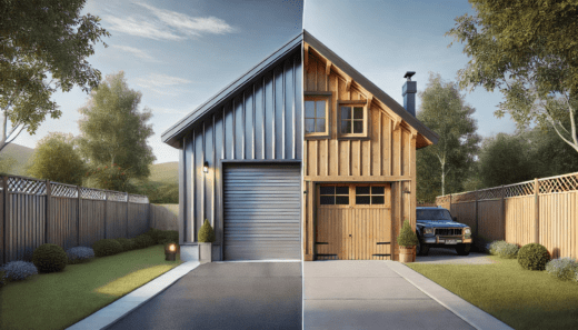 Metal Garage vs. Wood Garage