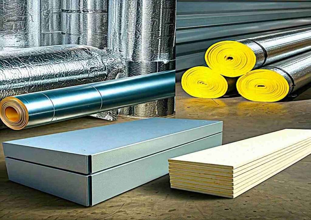 Different types of steel building insulation