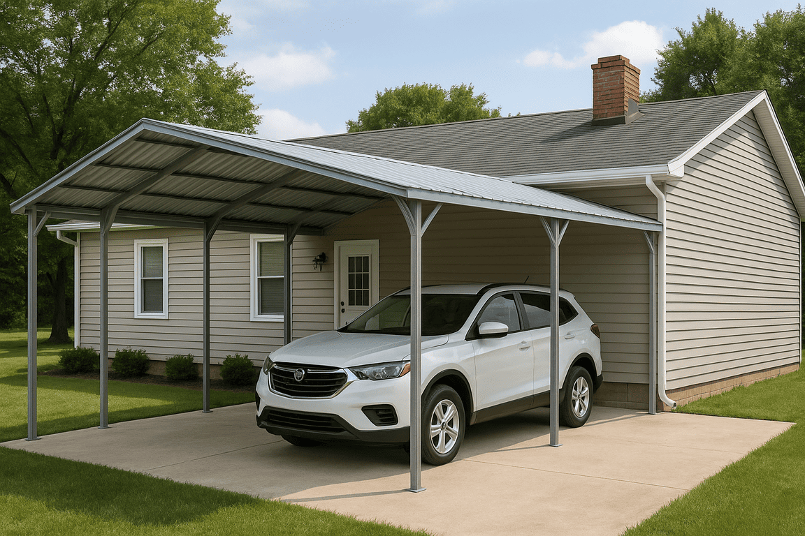 Can A Metal Carport Be Attached To A House?