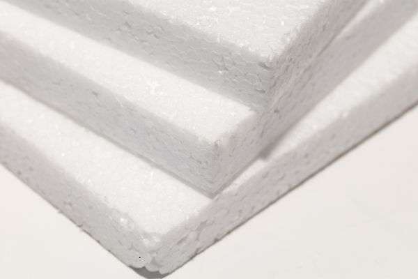 Rigid foam board insulation for metal buildings