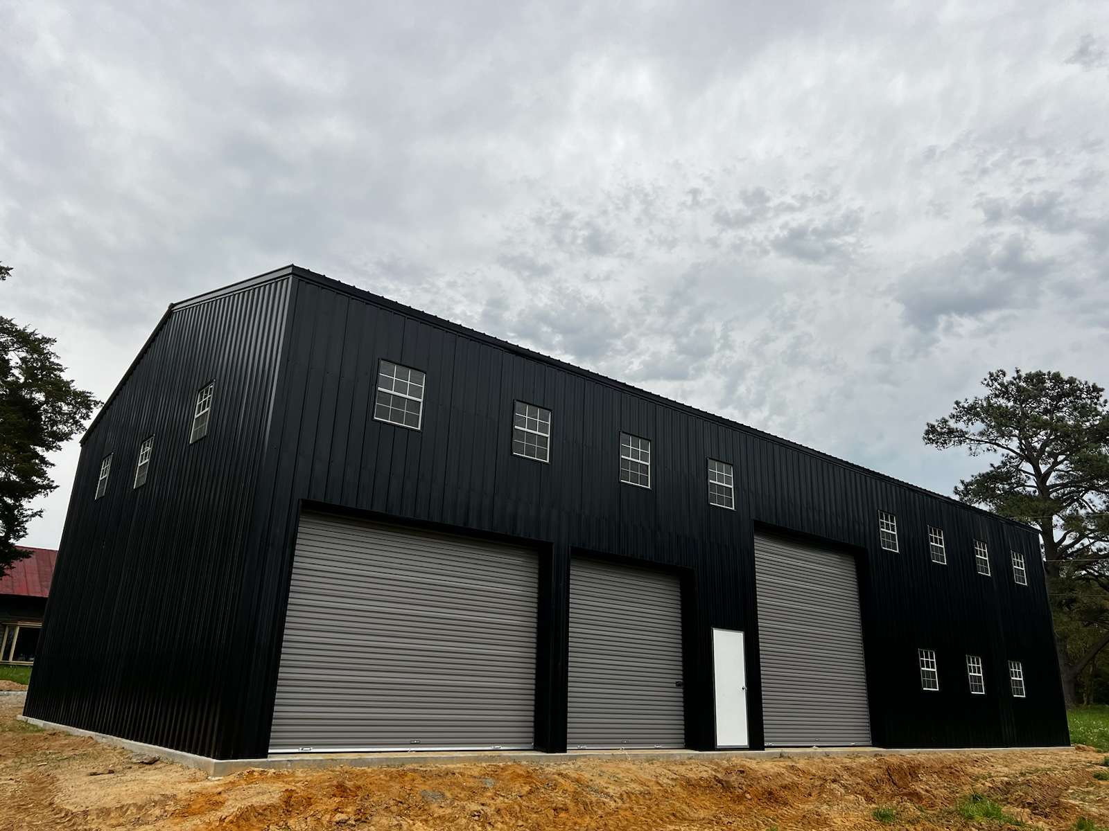 A huge customized prefabricated steel building